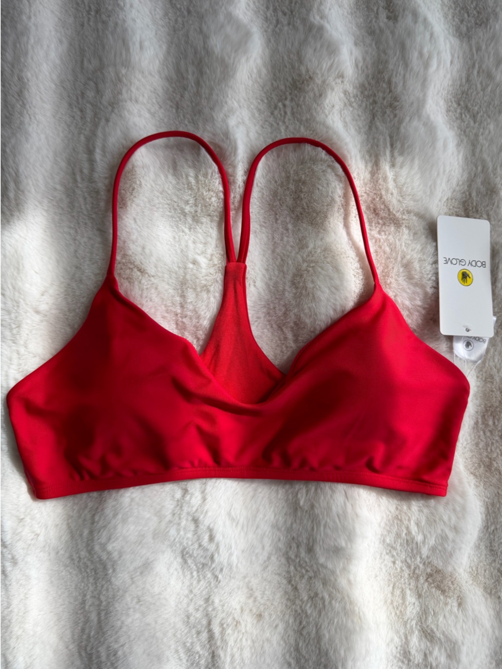 🆕 Body Glove | Vibrant Red Bikini Top - Size XL.
